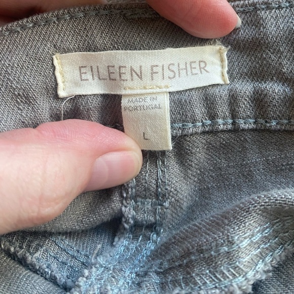 NWOT - Eileen Fisher Organic Cotton Denim High-Waisted Jean - Size Large - Picture 5 of 8